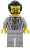Tudor House Haberdashery Store Owner - Light Bluish Gray Jacket with Pinstripes and Legs, Black  Hair (twn511)