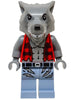 Werewolf - Torn Red Flannel Shirt, Bare Chest with Fur and Muscles, Sand Blue Legs with Belt and Tears (twn527)