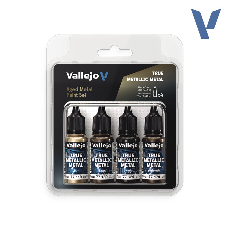 True Metallic Metal Aged Metal Paint Set