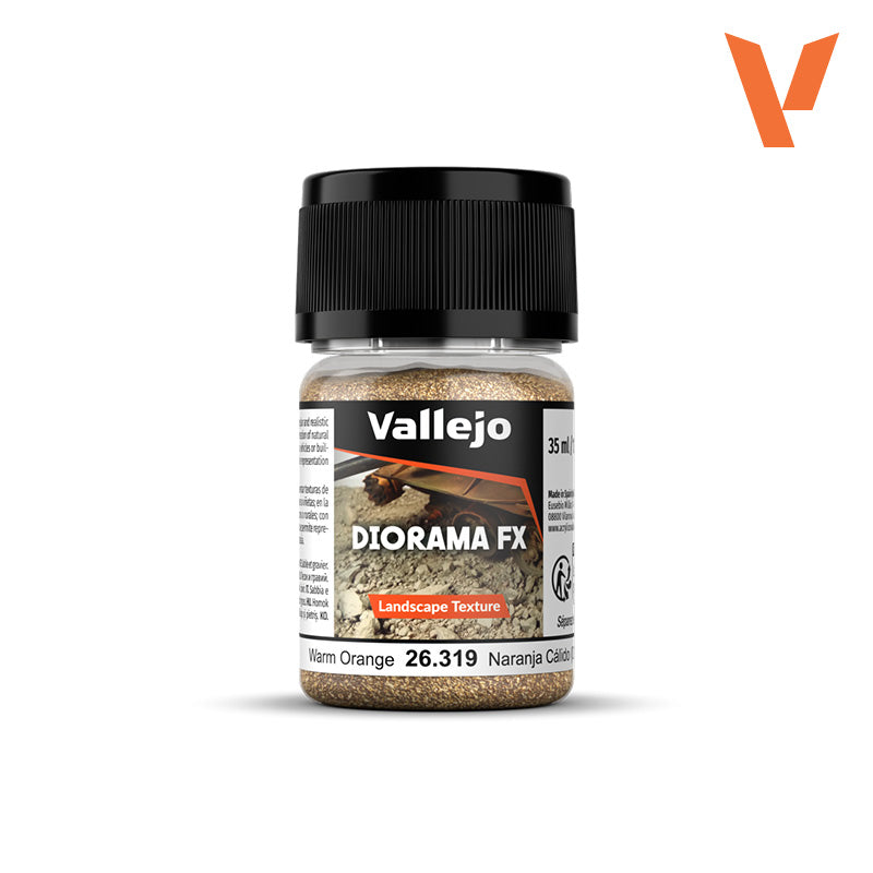 Vallejo Diorama FX - Landscape Textures - Warm Orange / 0.1-0.6 mm