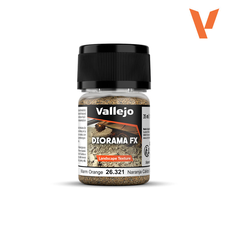 Vallejo Diorama FX - Landscape Textures - Warm Orange / 1-2 mm