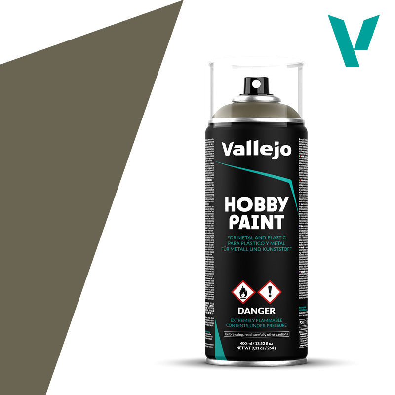 Vallejo Hobby Paint - Infantry Color Primer Spray (400ml) - Russian Uniform