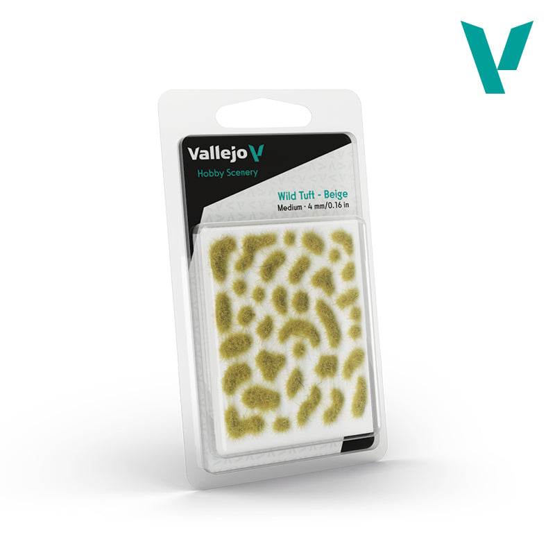 Vallejo Scenery - Wild Tuft Beige - 4 mm