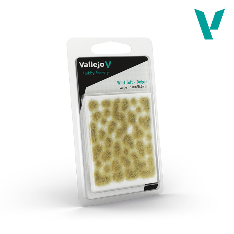 Vallejo Scenery - Wild Tuft Beige - 6 mm