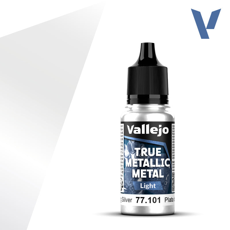 Vallejo True Metallic Metal - Sterling Silver - Light (18 ml)