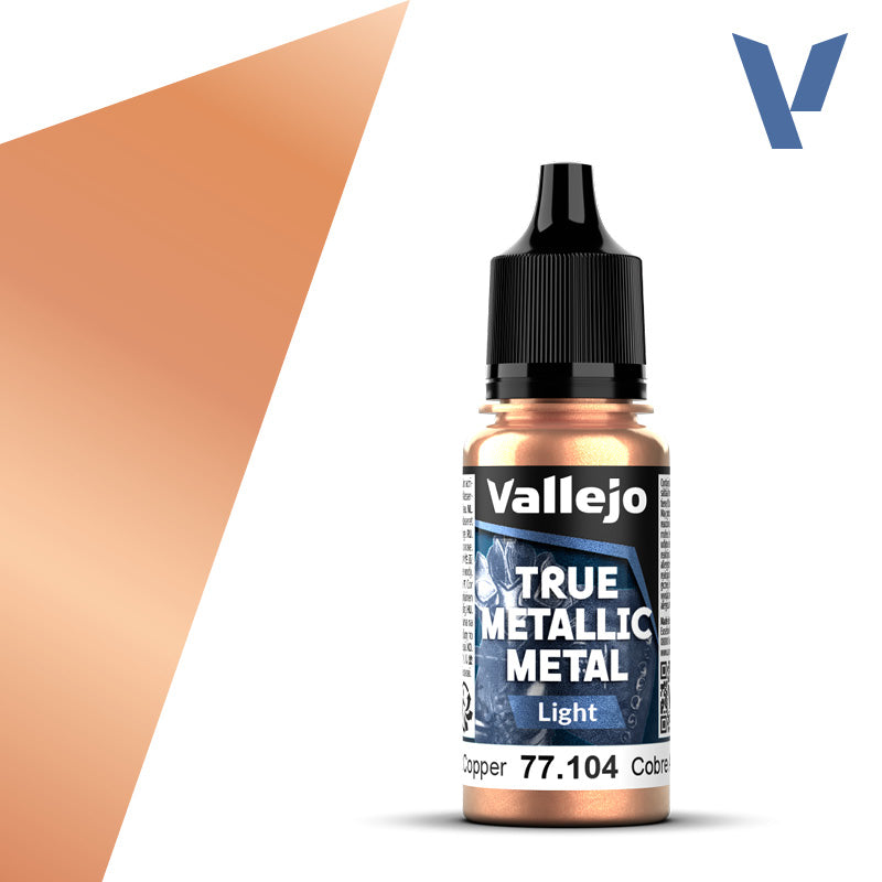 Vallejo True Metallic Metal - Ancient Copper - Light (18 ml)