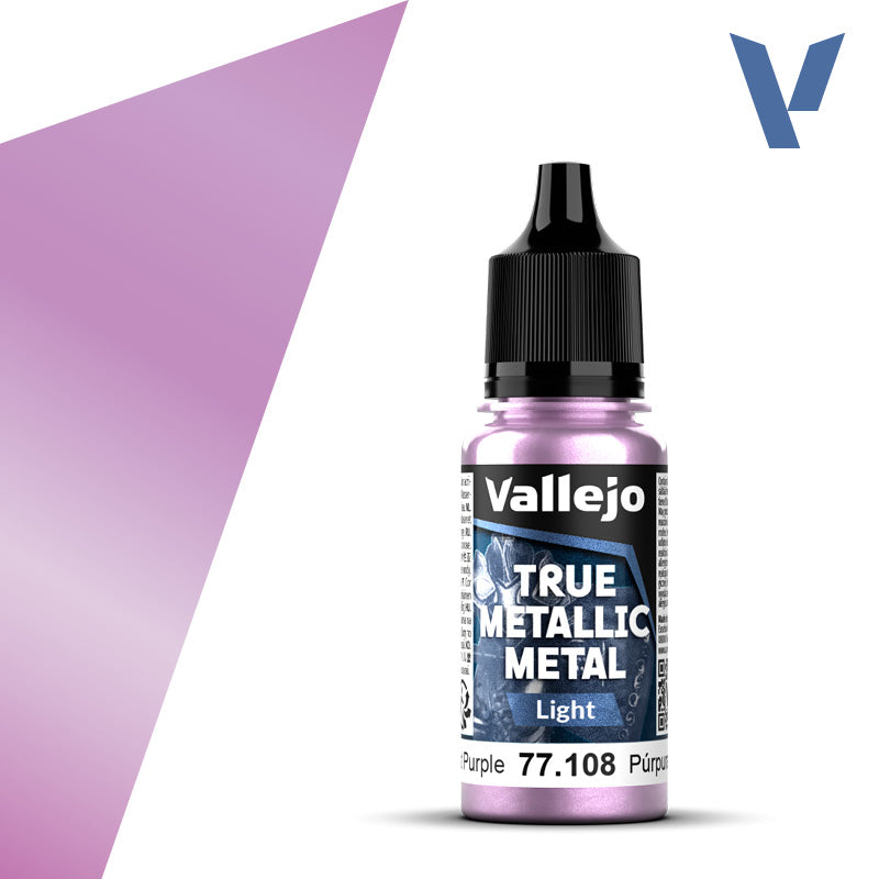 Vallejo True Metallic Metal - Amethyst Purple - Light (18 ml)