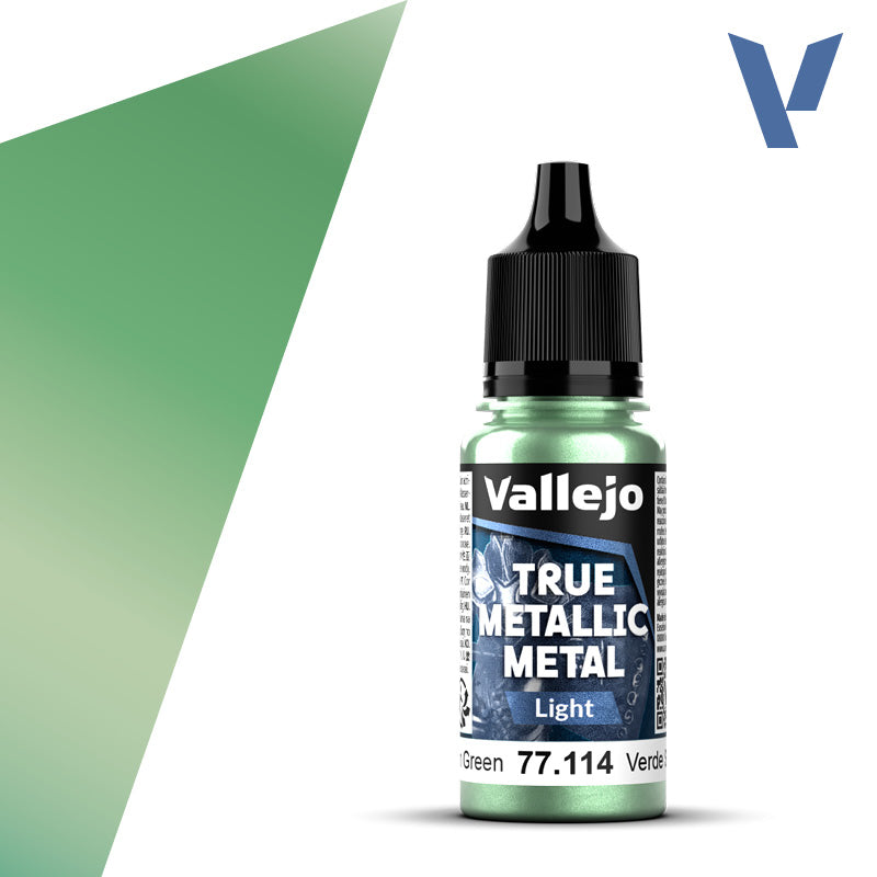 Vallejo True Metallic Metal - Dusken Green - Light (18 ml)