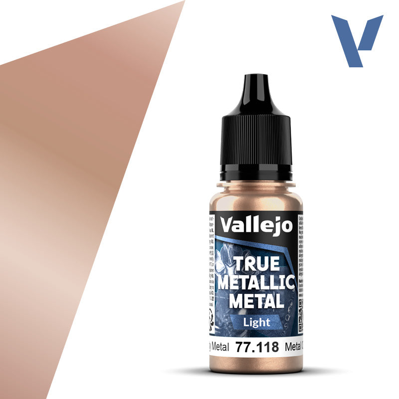 Vallejo True Metallic Metal - Rusty Metal - Light (18 ml)