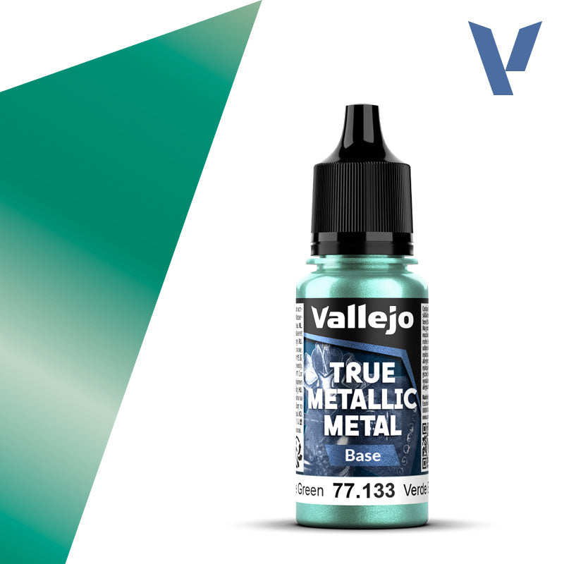 Vallejo True Metallic Metal - Beetle Green - Base (18 ml)