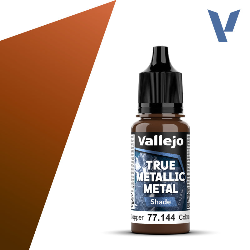 Vallejo True Metallic Metal - Ancient Copper - Shade (18 ml)