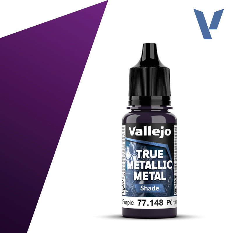 Vallejo True Metallic Metal - Amethyst Purple - Shade (18 ml)