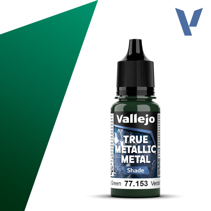 Vallejo True Metallic Metal - Beetle Green - Shade (18 ml)