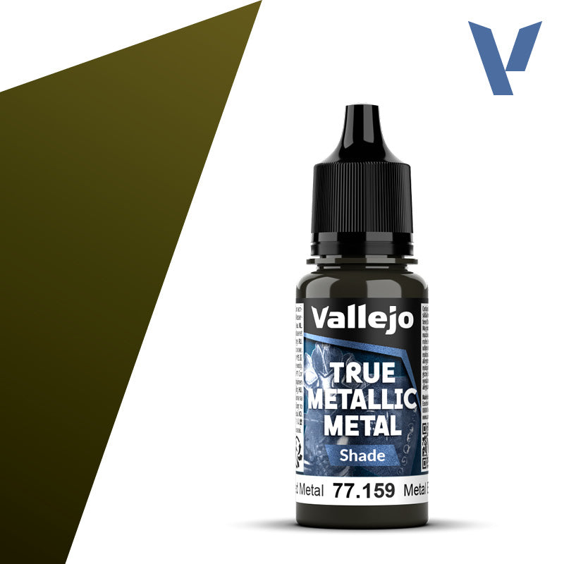 Vallejo True Metallic Metal - Aged Metal - Shade (18 ml)