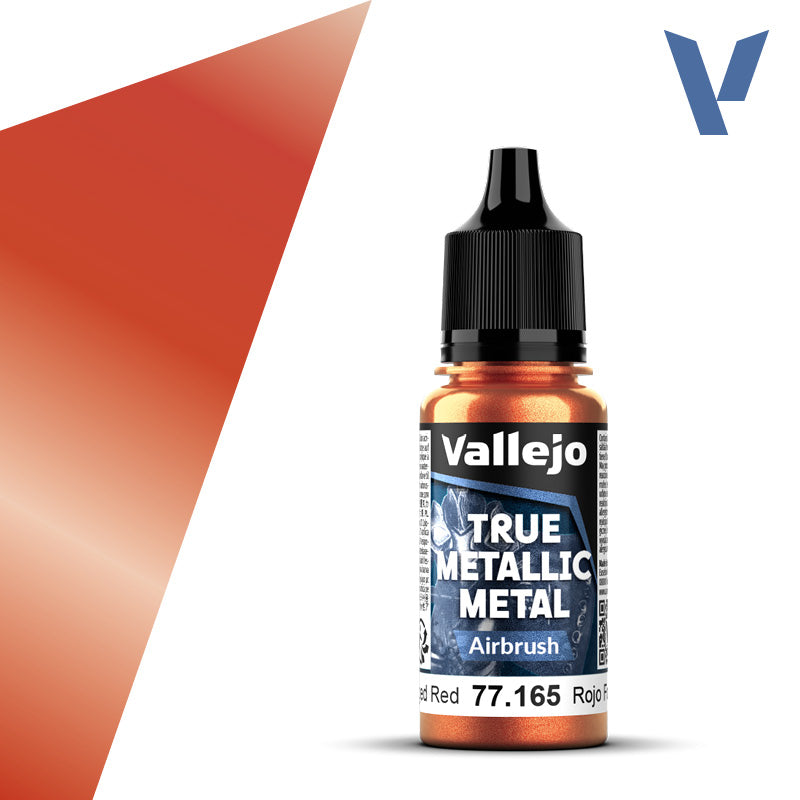 Vallejo True Metallic Metal - Forged Red - Airbrush (18 ml)