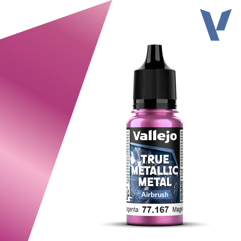 Vallejo True Metallic Metal - Crimson Magenta - Airbrush (18 ml)